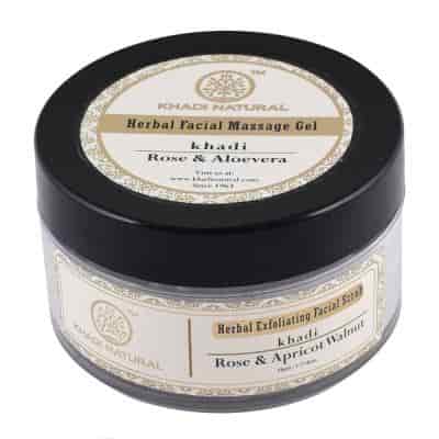 Buy Khadi Natural Rose, Apricot & Walnut Exfoliating Facial Scrub