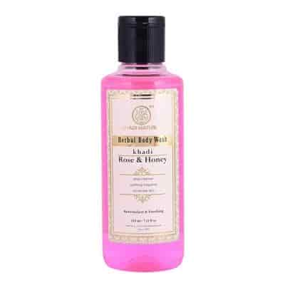 Buy Khadi Natural Rose & Honey Body Wash