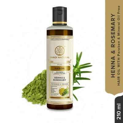 Buy Khadi Natural Rosemary & Henna Hair Oil