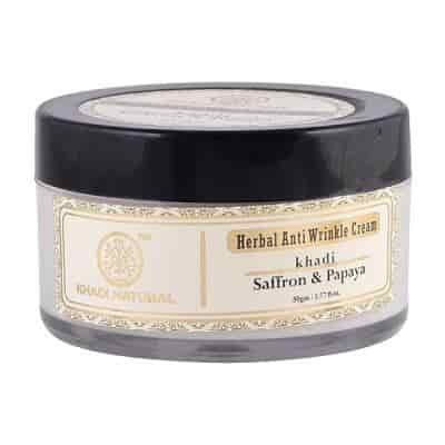 Buy Khadi Natural Saffron & Papaya Anti Wrinkle Cream