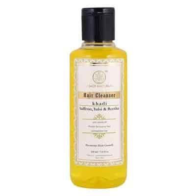 Buy Khadi Natural Saffron Tulsi & Reetha Hair Cleanser