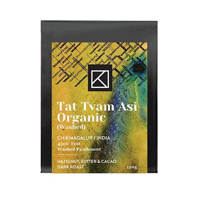 Buy KC Roasters by Koinonia Tat Tvam Asi Organic Dark Roast Coffee - 120 gm