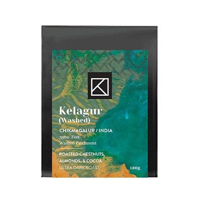 Buy KC Roasters by Koinonia Kelagur Washed Harvest Ultra Dark Roast Coffee - 120 gm
