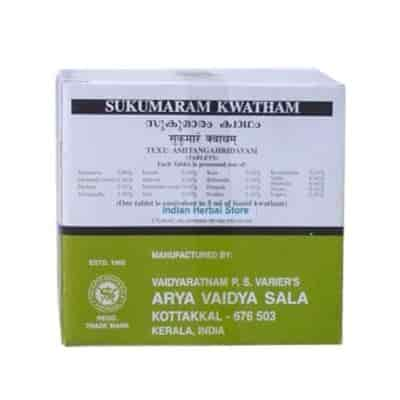 Buy Kottakkal Ayurveda Sukumaram Kwatham Tabs