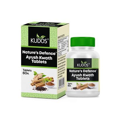 Buy Kudos Ayurveda Natures Defence Ayush Kwath Tablets