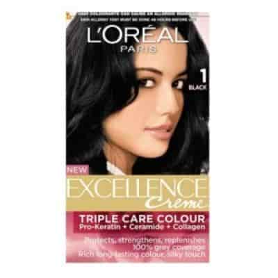 Buy L'oreal Paris Excellence Creme Hair Color - 1 Black