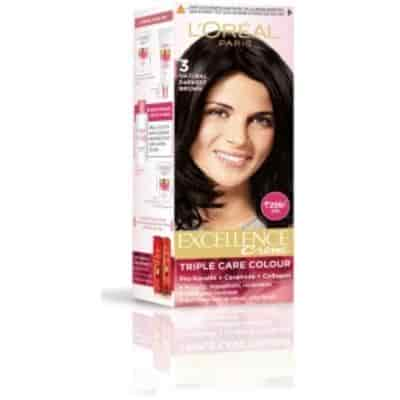 Buy L'oreal Paris Excellence Creme Hair Color - 3 Natural Darkest Brown