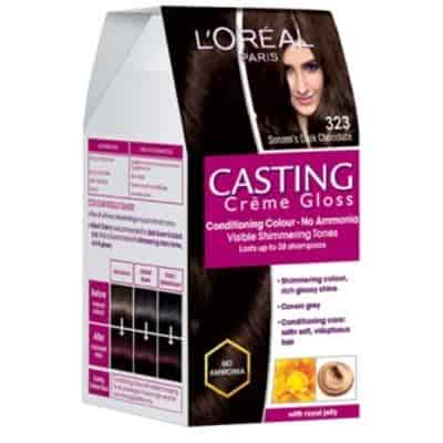 Buy L'oreal Paris Casting Creme Gloss - Sonam's Dark Chocolate 323
