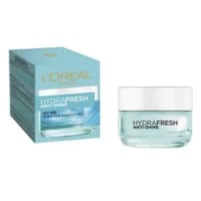 Buy L'oreal Paris Hydrafresh Anti - Shine Icy Gel