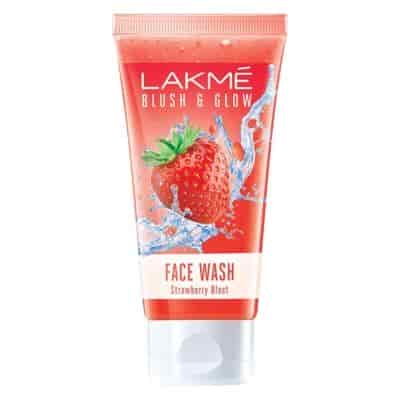 Buy Lakme Blush and Glow Gel Face Wash - Strawberry Blast
