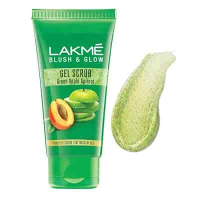 Buy Lakme Blush and Glow Green Apple Apricot Gel Scrub