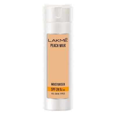 Buy Lakme SPF 24 PA Sunscreen Moisturiser - Peach Milk