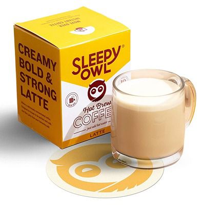 Buy Sleepy Owl Coffee Latte Hot Brew Bags