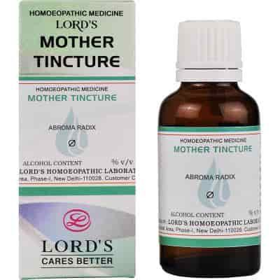 Buy Lords Homeo Abroma Radix Mother Tincture
