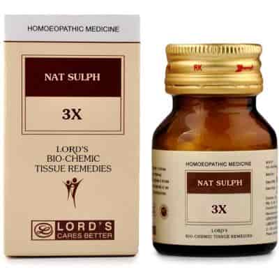 Buy Lords Homeo Nat Sulph - 3X