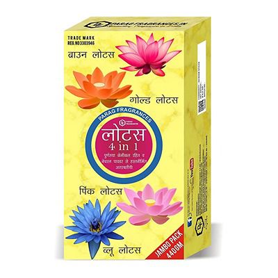 Buy Parag Fragrances Lotus 4 in 1 Incense Sticks