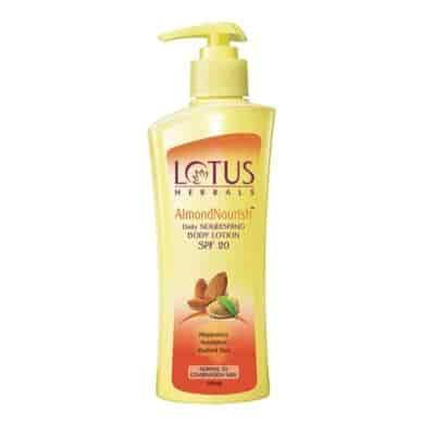 Buy Lotus Herbals AlmondNourish Daily Nourishing Body Lotion SPF 20