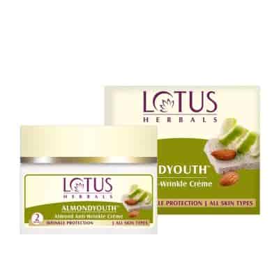 Buy Lotus Herbals Almondyouth Almond Anti - Wrinkle Creme