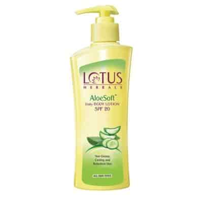 Buy Lotus Herbals AloeSoft Daily Body Lotion SPF 20