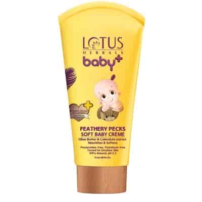 Buy Lotus Herbals Baby+ Feathery Pecks Soft Baby Creme