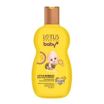 Buy Lotus Herbals baby+ Little Bubbles Body Wash and Shampoo