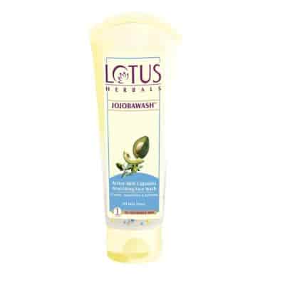Buy Lotus Herbals Jojobawash Active Milli Capsules Nourishing Face Wash