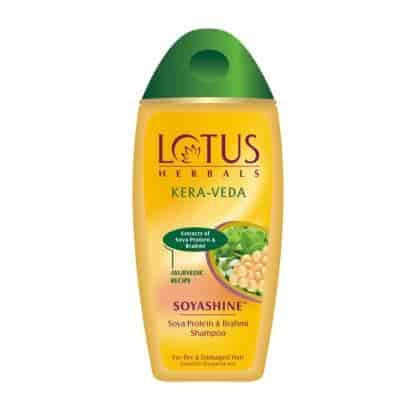 Buy Lotus Herbals Kera - Veda Soyashine Soya Protein and Brahmi Shampoo