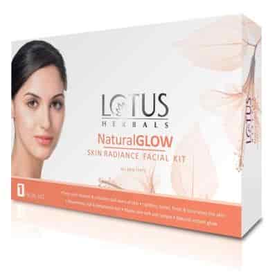 Buy Lotus Herbals Natural Glow Skin Radiance Single Facial Kit