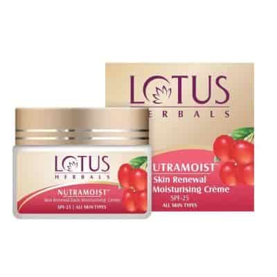 Buy Lotus Herbals Nutramoist Skin Renewal Daily Moisturising Creme SPF 25