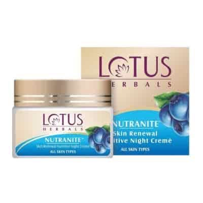 Buy Lotus Herbals Nutranite Skin Renewal Nutritive Night Creme