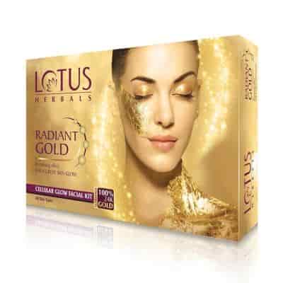 Buy Lotus Herbals Radiant Gold Cellular Glow Single Facial Kit