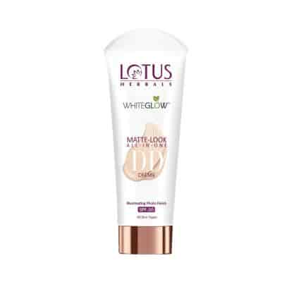 Buy Lotus Herbals Whiteglow Matte Look All in One DD Creme SPF 20 - Pink Beige