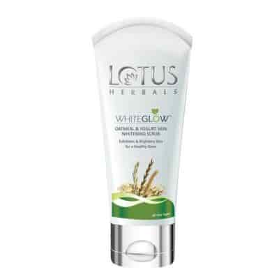 Buy Lotus Herbals Whiteglow Oatmeal and Yogurt Skin Whitening Scrub