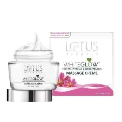 Buy Lotus Herbals Whiteglow Skin Whitening and Brightening Massage Cream