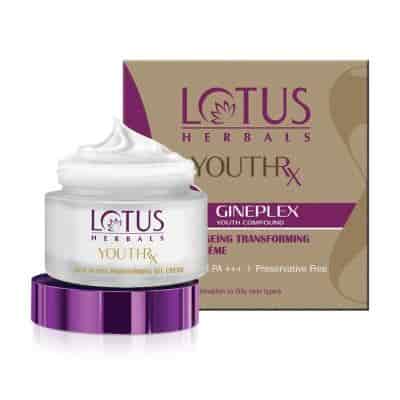 Buy Lotus Herbals YouthRx Anti - Ageing Transforming Gel Creme SPF 20 PA+++