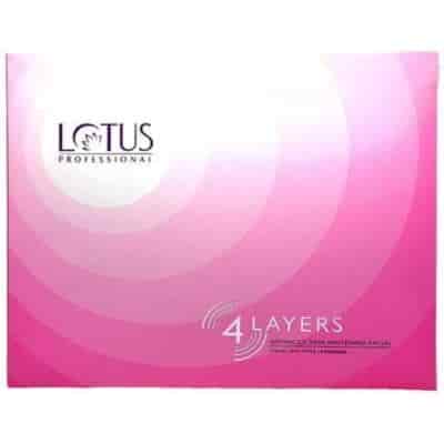 Buy Lotus Professional 4 Layers Advanced Skin Whitening Facial Kit