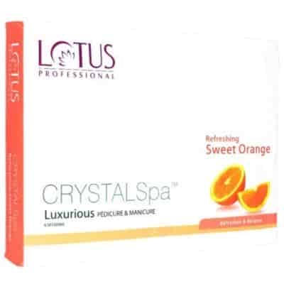 Buy Lotus Professional Crystal Spa Rrefreshing Sweet Orange Pedicure Manicure Kit