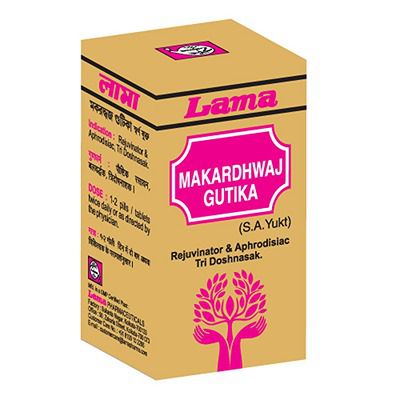 Buy Lama Pharma Makardhwaj Gutika with Gold