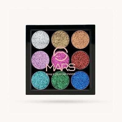 Buy Mars Cosmetics Bling it on Glitter Palette - 7.65 gm