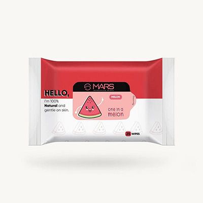 Buy Mars Cosmetics Natural Wet Wipes - 25 Wipes
