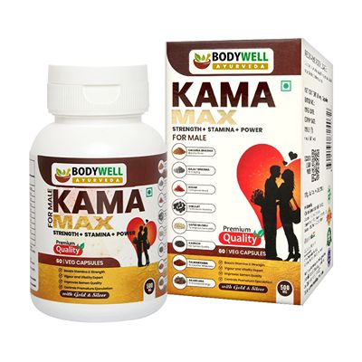 Buy Bodywell Ayurveda Kamamax Male Capsules 500 mg