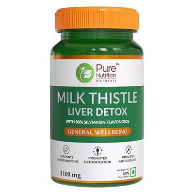 Buy Pure Nutrition Milk Thistle Liver Detox Tablets