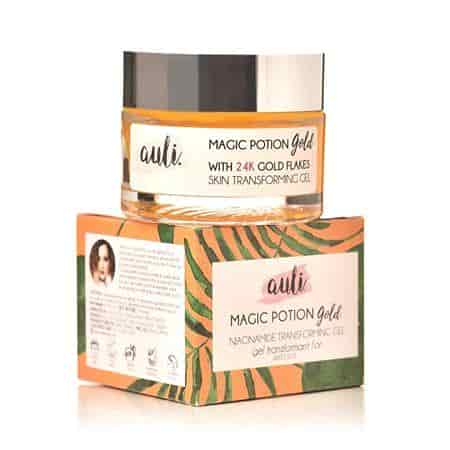 Buy Auli Magic Potion Gold with 24k Gold Flakes Skin Transforming Gel