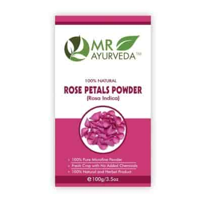 Buy MR Ayurveda Rose Petals Powder