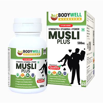Buy Bodywell Ayurveda Musli Plus Capsules 500 mg