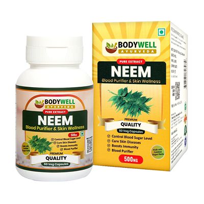 Buy Bodywell Ayurveda Neem Extract Capsules 500 mg