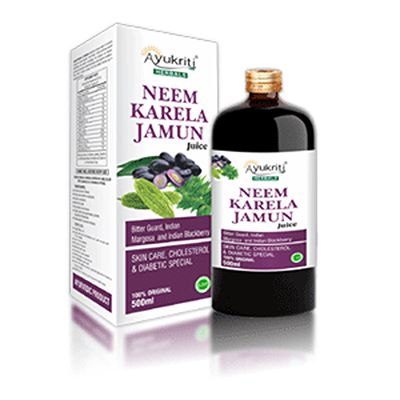 Buy Ayukriti Herbals Neem Karela Jamun Juice