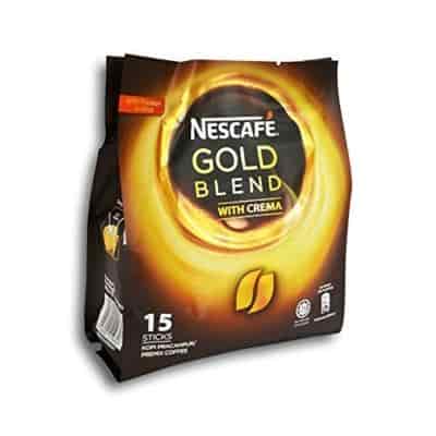 Buy Nescafe Gold Blend with Crema ( 15 Stick ) Pouch