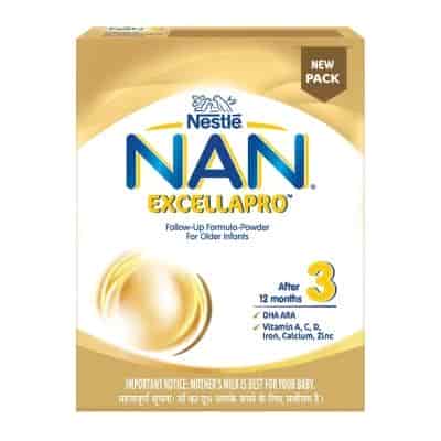 Buy Nestle Nan Excellapro 3 Follow-Up Formula-Powder - After 12 Months - Stage 3