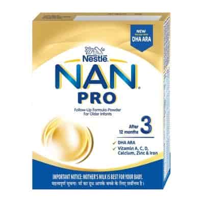 Buy Nestle Nan Pro 3 Follow-Up Formula Powder - Stage 3 - After 12 Months